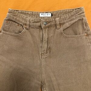 Motel Rocks Baggy Brown Jeans